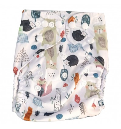 Pañal ecológico para bebé-animalitos