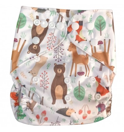 Pañal ecológico para bebé- animalitos
