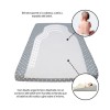 Colchon antireflujo para bebé- gris