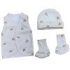Set de ropa UCI para bebé prematura-Flores