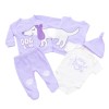 Conjunto Bebita Perrita - Lila