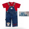 Overol y Camiseta en Jean