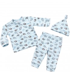 Pijama elefantes - Azul