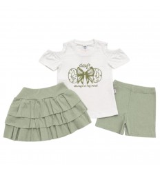 Conjunto falda- verde