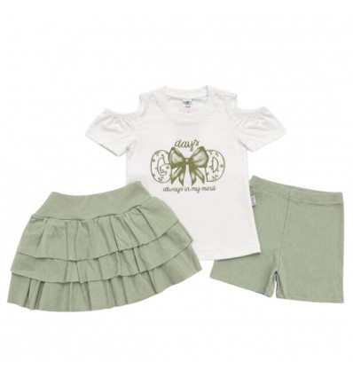 Conjunto falda- verde