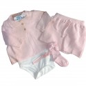 Conjunto de falda tejido -Rosado