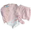 Conjunto de falda tejido -Rosado