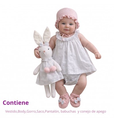 Primera Muda Coneja - Rosado x Blanco