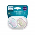 Chupos de entretención avent ultra air de 0-6 meses