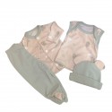 Conjunto prematuro 4 piezas - osos Beich x verde