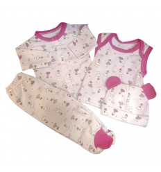 Conjunto para prematuro Hada-rosa