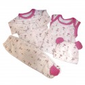 Conjunto para prematuro Hada-rosa