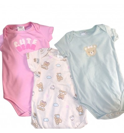 Set x 3 bodys - niña