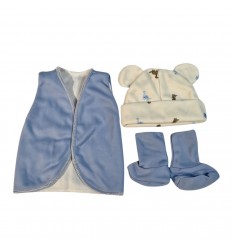 Set de ropa Uci para bebe prematuro.