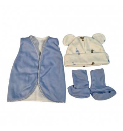 Set de ropa Uci para bebe prematuro.
