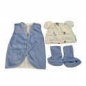 Set de ropa Uci para bebe prematuro.
