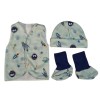 Set de ropa Uci para bebe prematuro. planetas