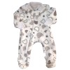 Pijama oso en fleece gris - talla 00