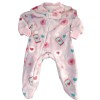 Pijama Corazón en fleece rosa - talla 00
