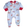 Pijama Conejo en algodón azul - Talla 00