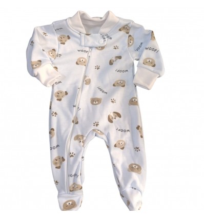Pijama Animalitos en algodón azul - tall 00