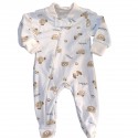 Pijama Animalitos en algodón azul - tall 00