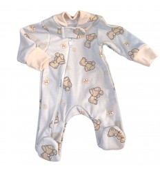 Pijama para bebé prematuro oso Gris