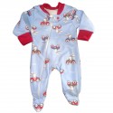 Pijama para bebé prematuro conejo azul