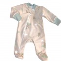 Pijama para bebé prematuro oso caqui