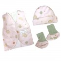 Set de UCi para bebé prematuro animalitos rosado