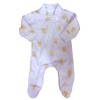 Pijama para bebé prematuro oso lila