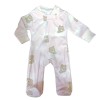 Pijama oso en algodón rosada - talla 00