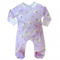 Pijama ovejas en algodón lila - talla 00