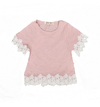 Blusa bordada para niña