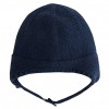 gorro para bebé - tejido azul oscuro