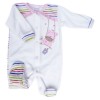 Pijama para bebé con rayas