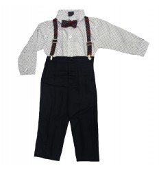 conjunto para niño - pantalon con tirantas