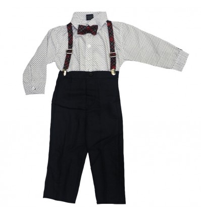 conjunto para niño - pantalon con tirantas