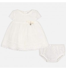 Vestido tul bordado ceremonia
