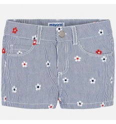 short-para-niña-mayoral-rayas-azules-con-flores