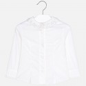 Blusa blanca para niña