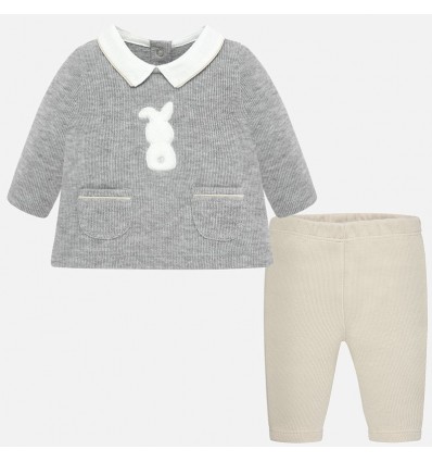 Conjunto para bebe overol y chaqueta