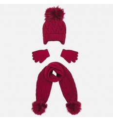 Conjunto para niña gorro y bufanda