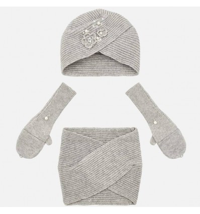 Conjunto para niño gorro y bufanda a rayas