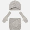 Conjunto para niño gorro y bufanda a rayas