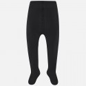 Media pantalon elastica para niña negro