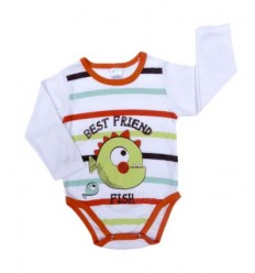 Body para bebé de pescado