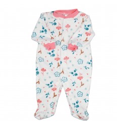 Pijama enteriza para niña de flores