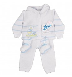 Conjunto en hilo para bebé niño