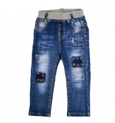 Pantalón jean para niño azul